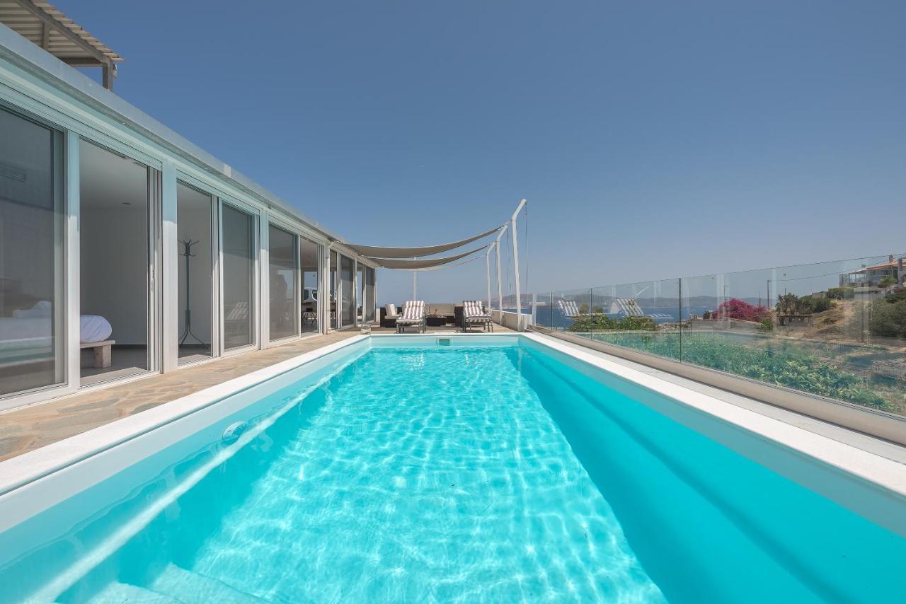 Villa Luna Private Heated Hydro Pool Bbq Beach 4Min Agia Marina Mikrolimanou Exterior foto